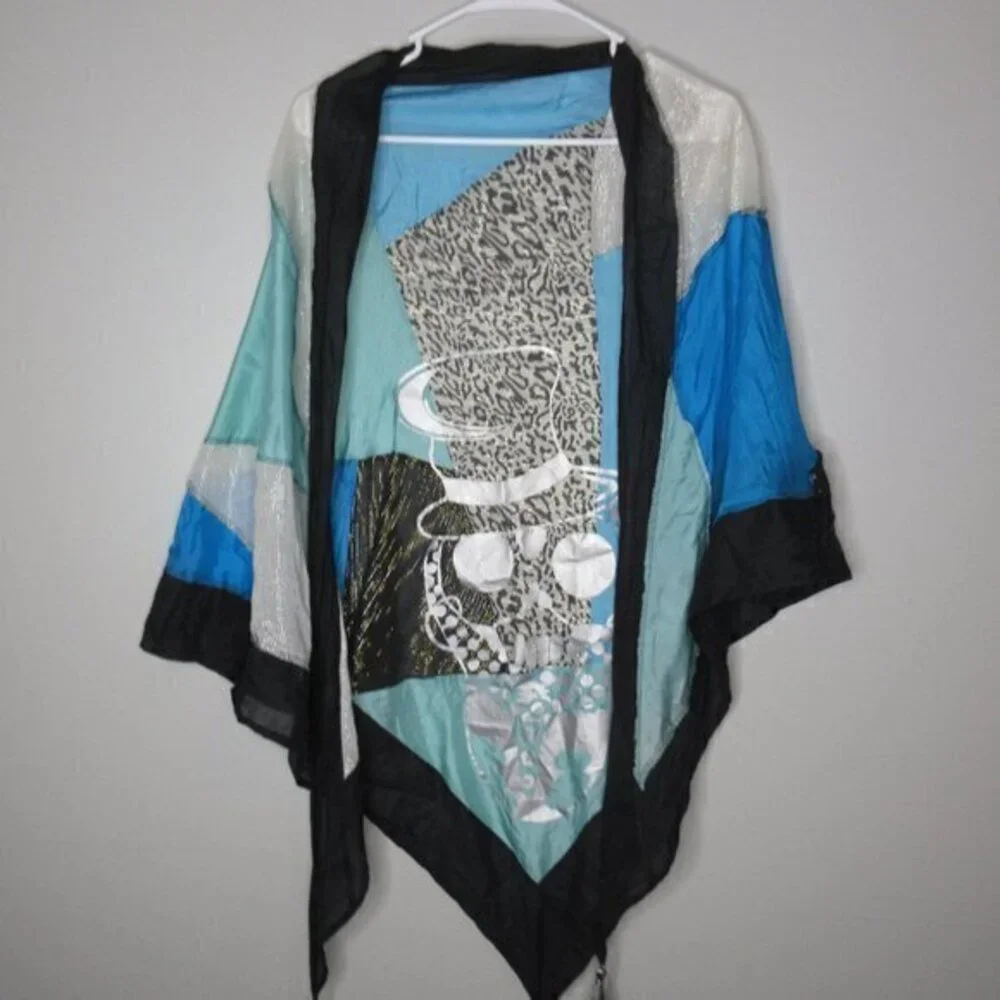 Lin art project‎ unique shawl